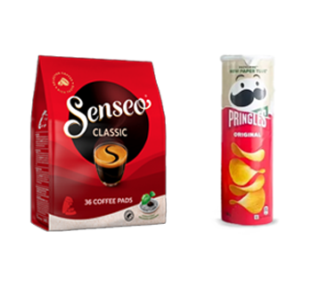 Zak Senseo en Pringles chipskoker