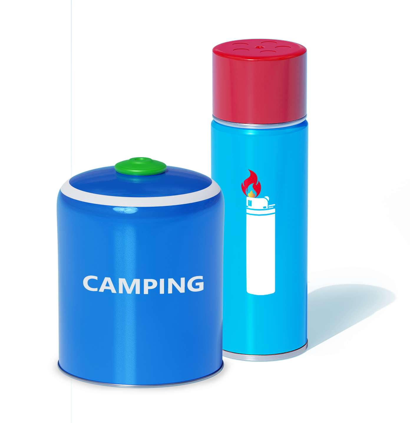 Waar gascartouches en gasflessen voor de camping gooien?