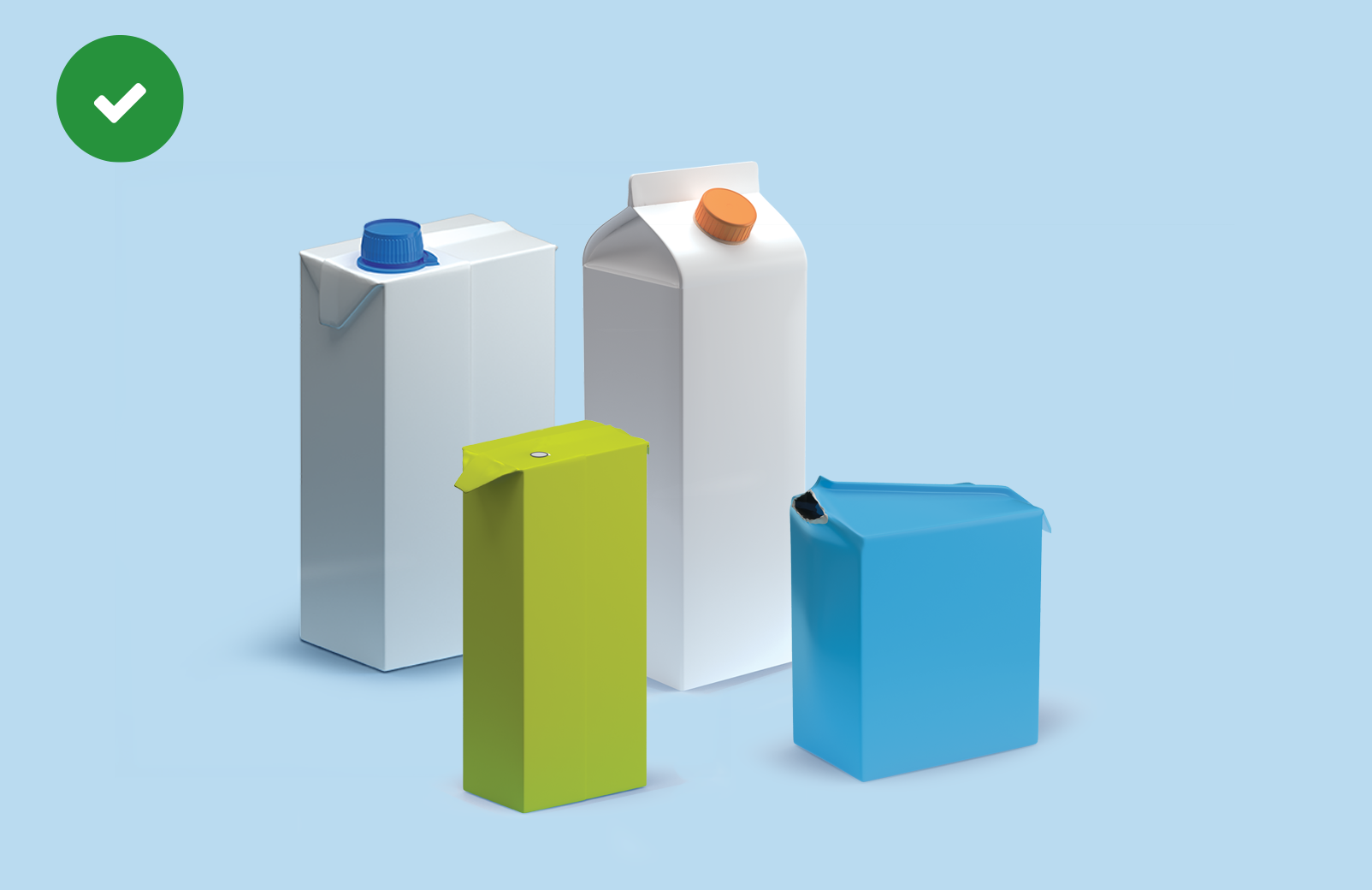 Drankkartons horen in de PMD-zak